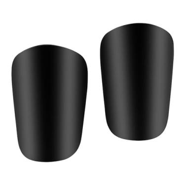 Imagem de Vaveren 1 par de caneleiras de futebol, protetores de panturrilha, equipamento de proteção, joelheiras, caneleiras leves, caneleiras de perna para futebol ao, Preto 8x6.5x11.5cm