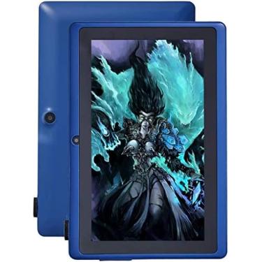 Imagem de Tablet de 7 polegadas, Android 8.1, tela Slate HD IPS, processador quad-core, 8MP + 13MP, Wi-Fi, GPS, FM, OTG, cavidade de som de alto-falante duplo.