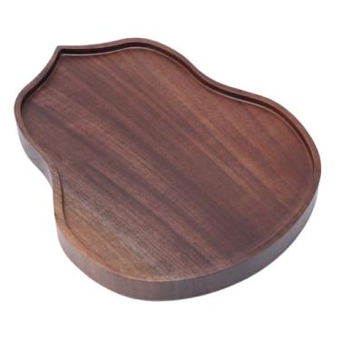 Imagem de Bandeja de Porção de chá, Bandeja de Pés de Kung Chineses Grandes Chineses Com um Design Em Forma de Cabaça para o Escritório Em Casa 20 X 15,7 Cm