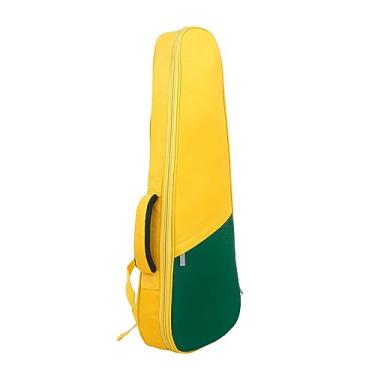 Imagem de Ukulele Tenor Case, Leve e Estável Tecido Oxford Material Ukulele Case Guitalele Com Alças Ajustáveis para 23 Polegadas Ukulele ou Guitarra Pequena (Amarelo)