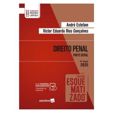 Imagem de Coleção Esquematizado - Direito Penal - Parte Geral - 14ª Edição 2025