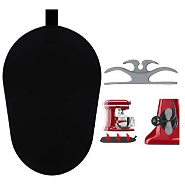 Imagem de Tapete deslizante para batedeira KitchenAid, tapete de mudança para batedeira de 5 a 8 litros, controle deslizante de utensílios de cozinha compatível com batedeira Pro 600 com acessório de cozinha