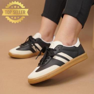 Imagem de Tênis Feminino Casual Retrô Vintage Perfeito para o Dia a Dia - ZAREIA