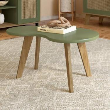 Imagem de Mesa de Centro Orgânica com Bordas Boleadas - ARTELY, Menta