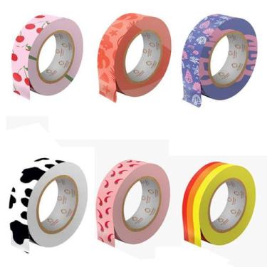 Imagem de 6 Adesivos Fitas Estampadas 20m Bronzeamento Natural Bronze - Decorlux