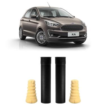 Imagem de 2 Kit Batente Coifa Amortecedor Traseiro Ford Ka 2014 A 2020