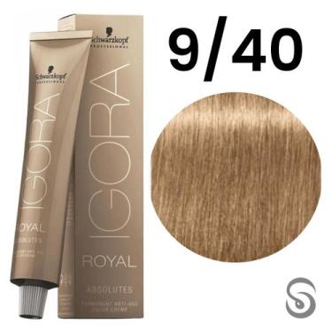 Imagem de Schwarzkopf Igora Absolutes Coloração 9/40 Louro Extra Claro Bege Natu