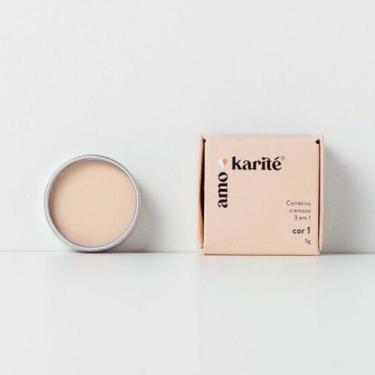 Imagem de Amokarité Corretivo Cremoso 3 em 1 cor 1 - 5g, Cor 1