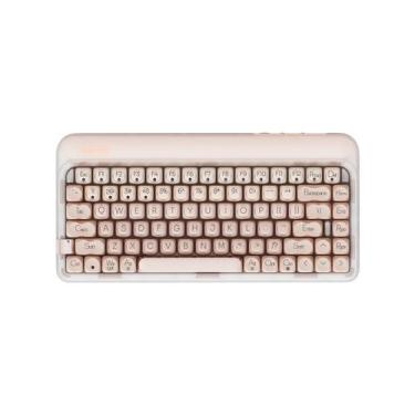 Imagem de Teclado mecânico LOFREE DOT Foundation 75% rosa GATERON