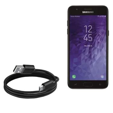 Imagem de Cabo BoxWave compatível com Samsung Galaxy J3 Orbit (cabo da BoxWave) – Cabo DirectSync durável, cabo de carregamento e sincronização para Samsung Galaxy J3 Orbit