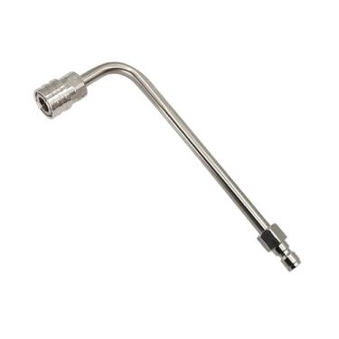 Imagem de Ioensy Haste de limpeza de calhas para lavadora de alta pressão, conector de substituição prático e versátil, extensão para pátio, calçada, gramado e casa, 160mm L Shaped