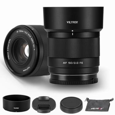 Imagem de VILTROX Lente AF 50 mm F2 FE-Mount para Sony, lente de foco automático STM Full Frame de 50 mm f/2.0 para câmeras Sony E-Mount FX3 A7RV ZVE1 A7CR A7CII A93 A7C A7ll A7RlI A7SIII A7III A7RIII A7IV