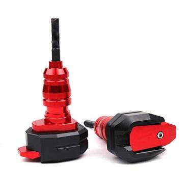 Imagem de Acc-Creativity Motocicleta CNC Alumínio Motor Crash Guard Case Frame Sliders Protector Proteção contra quedas Compatível com KAWASAKI NINJA650 Z650 17-20 (Vermelho)