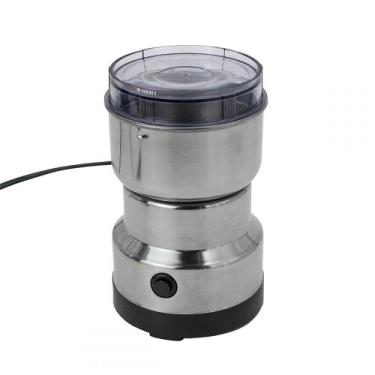 Imagem de Moedor de Café Elétrico Inox Mini 220V 150W Moedor Grãos, Raízes e Sem