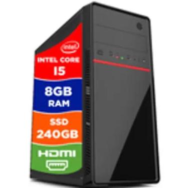 Imagem de Pc Computador Cpu Intel Core I5 / 8gb Memória Ram / Ssd 240gb