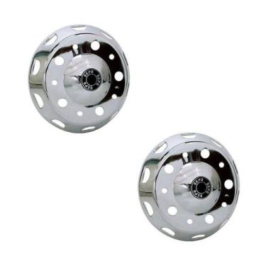 Imagem de Calota Mb Americana Pneu Sem Câmara Aro 22,5 Par - Bepo