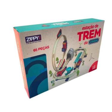 Imagem de Brinquedo Kit Estação De Trem Da Cidade Zippy Toys