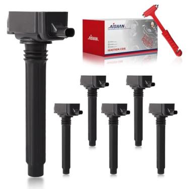 Imagem de AISHAN Pacote De Bobina Ignição Substituição Com 6 Peças Para Chrysler Town & Country, Dodge Avenger, Challenger, Durango, Ram 1500, Promaster, Routan V6 3.6L, Uf648, 2011-2016