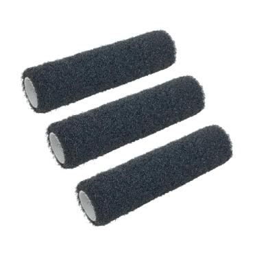 Imagem de Nichiyo Pacote com 3 tampas de rolo composto de drywall de 22,88 cm, rolo de lama de pintura de textura de drywall para cobrir superfícies de parede e teto pincel de rolo de textura (91249TZ-3)