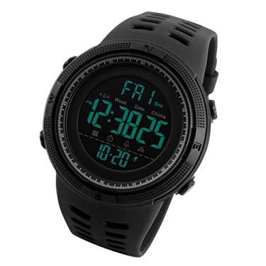 Imagem de Chusui Homens Relógios Desportivos Contagem Regressiva Relogio Duplo Relógio de Tempo Duplo Cronógrafo Digital de Pulso 50 M À Prova D 'Água Relogio masculino