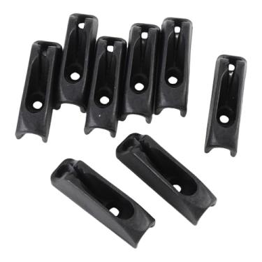 Imagem de Haofy Conjunto de Chuteira de Corda de Barco de 8 Nylon de Alta Resistência, Trava Rápida para Caiaque Canoa Botehy, Chuteiras de Deck de Prova para Acessórios de Esportes Aquáticos