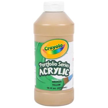 Imagem de Crayola Portfolio Series 16-Ounce Acrylic Paint Bronze, Yellow