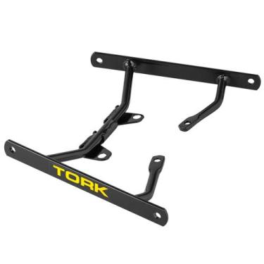 Imagem de Base Suporte de Baú 80 135l Moto Fan 125 2014 À 2015 Cromo Forte Remov
