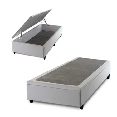 Imagem de Box Baú Branco Solteiro 88x188x45 - King House