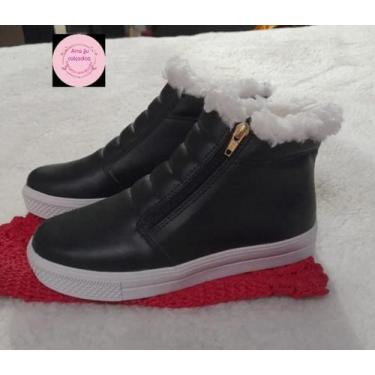 Imagem de Tenis Botinha Bota - AnaJu, Preto, 41
