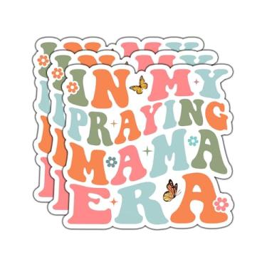 Imagem de (3 peças) Adesivo in My Praying Mama Era Citações Inspiradoras Oração Cristã Mãe Verso da Bíblia Decalque Adesivos de Presente para Copo Laptop Kindle Garrafas de Água Livro Telefone - Tamanho 3x3