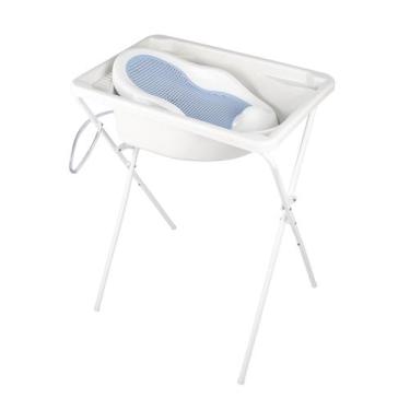Imagem de Kit banho Banheira 34L com suporte alto rede redutor de banheira Styll