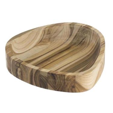 Imagem de Gamela Organica Churrasco Tramontina  em Madeira Teca FSC com Acabamen