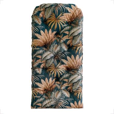 Imagem de Almofada Acquablock Palmares Petróleo P/assento De Cadeiras