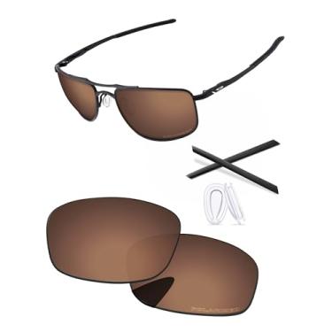 Imagem de PapaViva Lentes de substituição para óculos de sol Oakley Gauge 8 M OO4124 57 mm cobre marrom polarizado