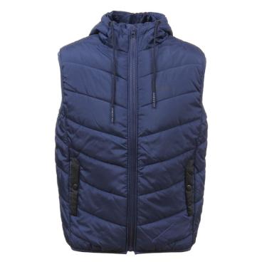 Imagem de Colete Masculino Puffer Azul com Capuz Wrangler 33970
