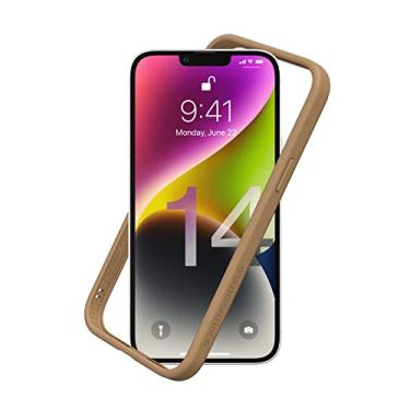 Imagem de RHINOSHIELD Capa bumper compatível com [iPhone 14 Plus] | CrashGuard NX - Capa protetora de design fino absorvente de choque 3,5 m / 3,4 m proteção contra quedas - bronze antigo