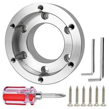 Imagem de XFYBZN Steering Wheel Adapter Plate For Logitech G29 G920 G923 13 14 Inch Steering Wheel 70mm Pcd Racing Car Game Modification (Silver)