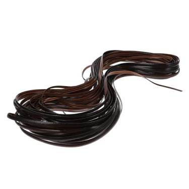 Imagem de Kit de reparo de vime de material de tecelagem de vime falso de 1 rolo para projetos de conserto de cadeiras DIY Kit de caning de plástico versátil para restauração de móveis, cor natural, fácil de