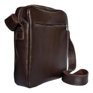Imagem de Shoulder Bag Grande Bolsa Tiracolo Transversal Couro - Art Minas Couro