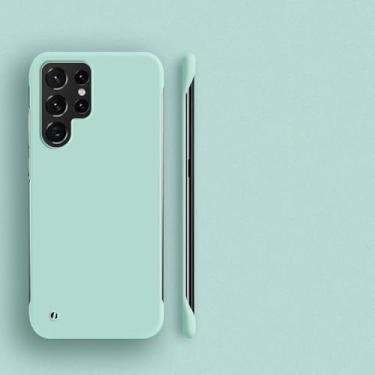 Imagem de HPQWN Para S20 Slim Frameless Case Matte Hard Phone Cover (Para S20/Ciano Claro)