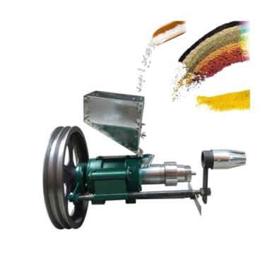 Imagem de HYZHANHONG Extrusora elétrica de alimentos folhados de milho extrusora, 7 moldes Máquina de extrusão de milho de milho folhado multifuncional para fazer flocos de milho