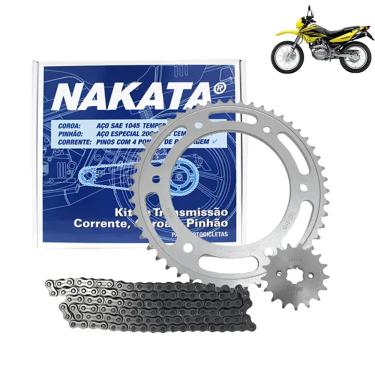 Imagem de Kit Transmissão Nxr Bros 150 2005 à 2008 Com Retentor Nakata