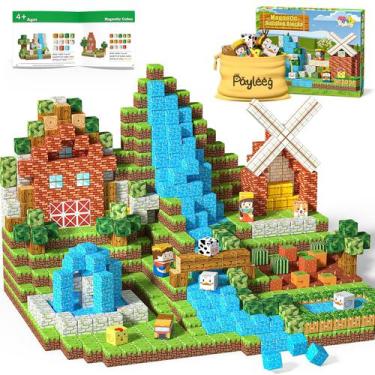 Imagem de Brinquedos de construção de blocos magnéticos Payleeg para crianças de