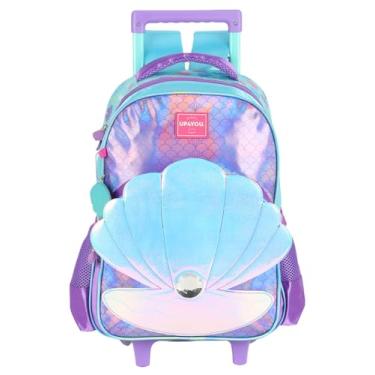 Imagem de Mochila Violeta com Rodinhas e Alça Luxcel Up4You - Única Lilac