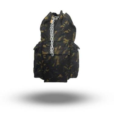 Imagem de Sacola Ferramental Sem Tampa - Lona Encerada - MB, Camuflado