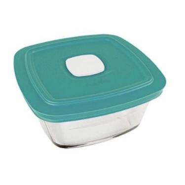 Imagem de Pote de Vidro Marinex Facilita Vap 1 Litro Quadrada Nadir, 1L, Transpa