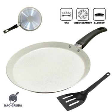 Imagem de Frigideira Tapioqueira Crepeira Panqueca Tapioca Antiaderente 22cm Eko