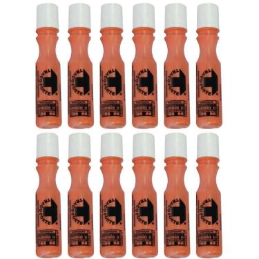 Imagem de Kit 12 Marcadores Industrial Laranja 3Mm Baden