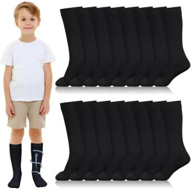 Imagem de Meias de compressão Shinymoon Kids 15-20 mmHg, comprimento do joelho x