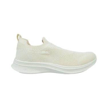 Imagem de Tênis slip one sem cadarço gaspea knit deli actvitta, Branco, 35